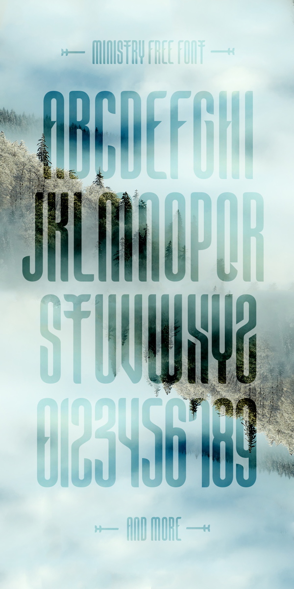 MINISTRY Free Font